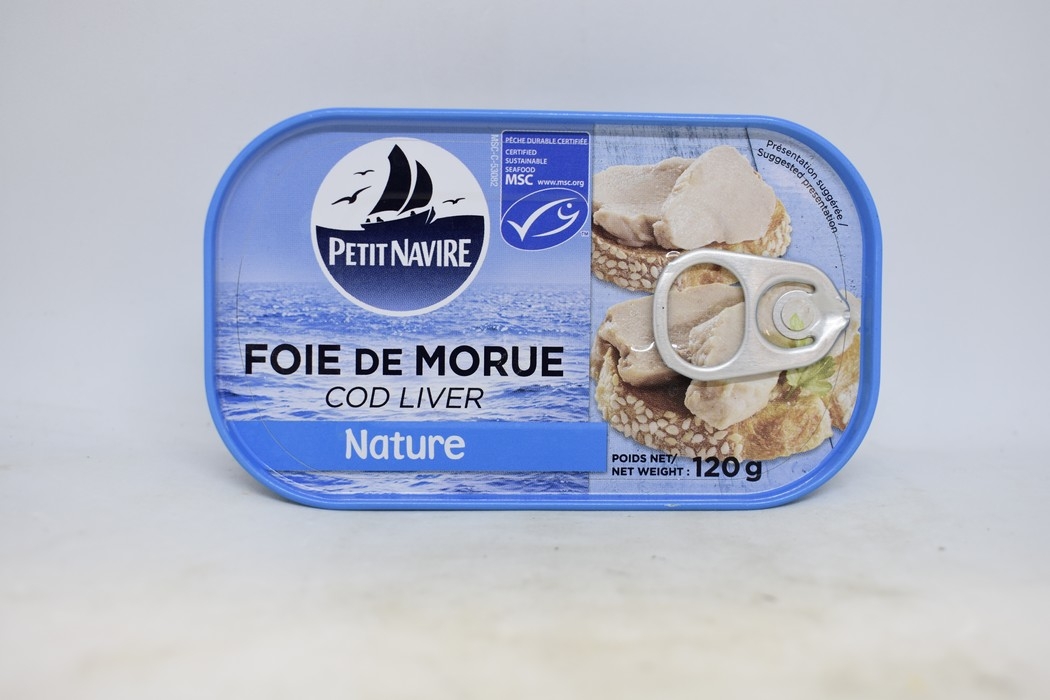 Petit Navire - Foie de morue - Nature - 120g