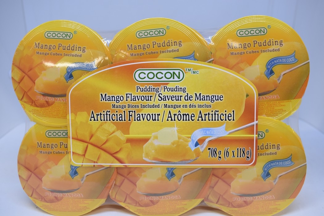 COCON - Pouding - Saveur de mangue - 6x118g