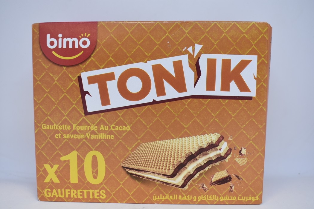 Tonik - Gaufrette cacao Vanille - 10 pcs