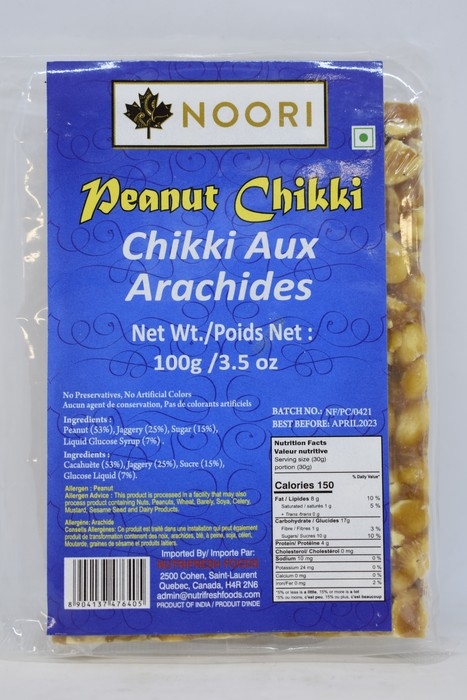 Noori - Peanut Chikki - 100g
