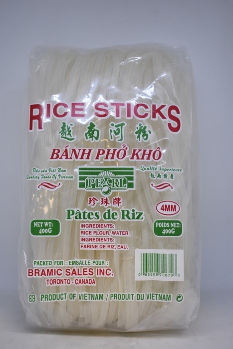 Pearl -   Pates de riz /Rice sticks Banh Pho Kho 4mm - 400g