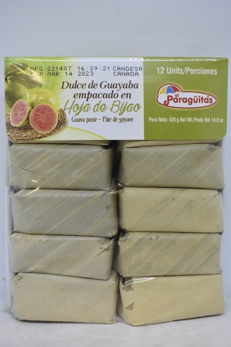 El Paragüitas - Pâte de goyave - 12 unités - 420g