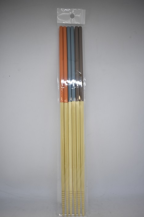 EMF - 2645-3C  - 3 paires de baguettes en bambou pour la cuisson