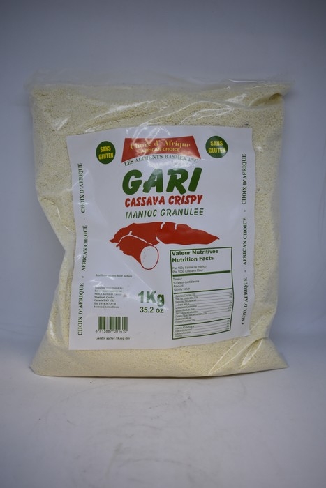 Gari cassava crispy- manioc granulee-1kg