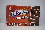 Noel - Festival chocolate cookies - 12 paquets de 4 - 403g