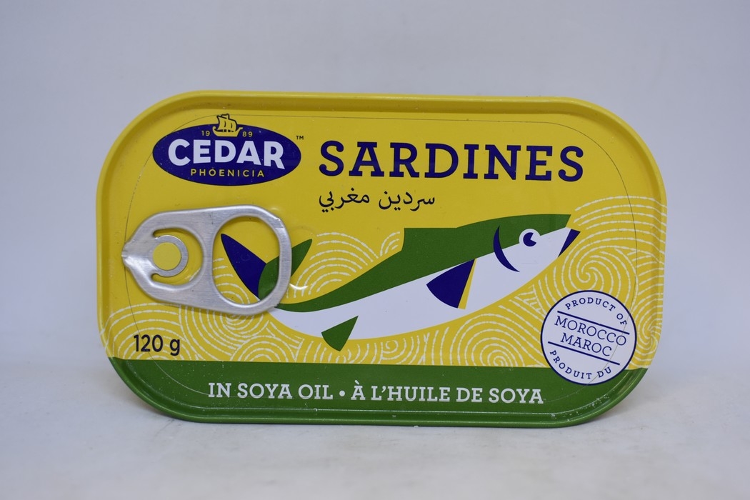 Sardines in soya oil - 120g
