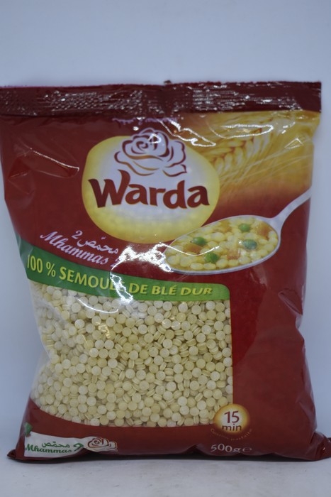 Warda - La Rose Blanche - Mhammas 2 - 100% Semoule de blé dur - 500g