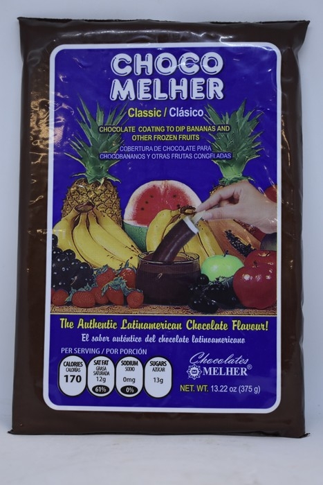 Melher - Chocolat d'enrobage pour fruits congelés - 375g
