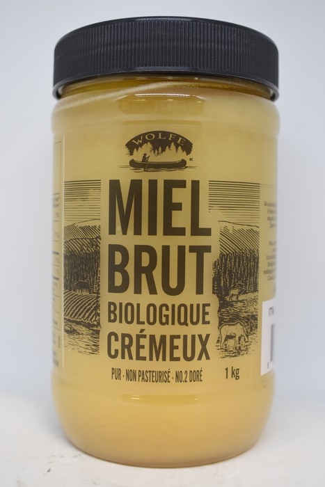 Wolfe - Miel Brut - Biologique Crémeux - 1kg