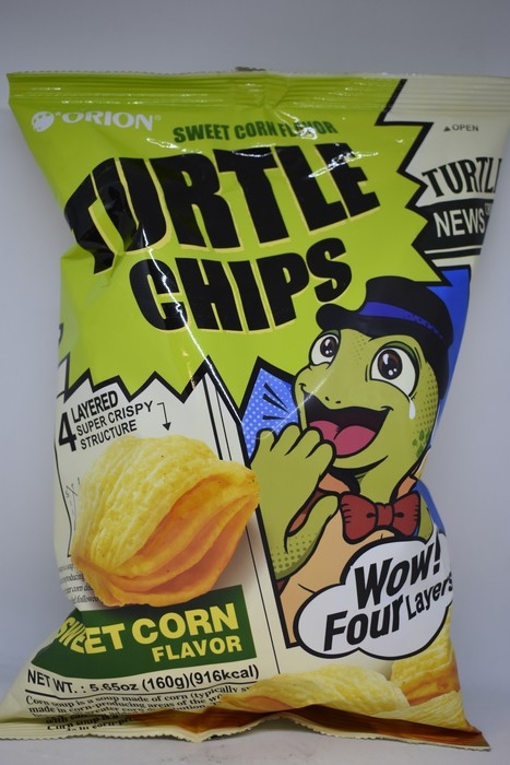 Turtle chips - sweet corn flavor - 160g