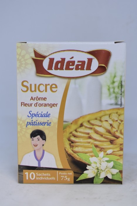 Idéal - Sucre arôme fleur d'oranger - 10 sachets - 75g