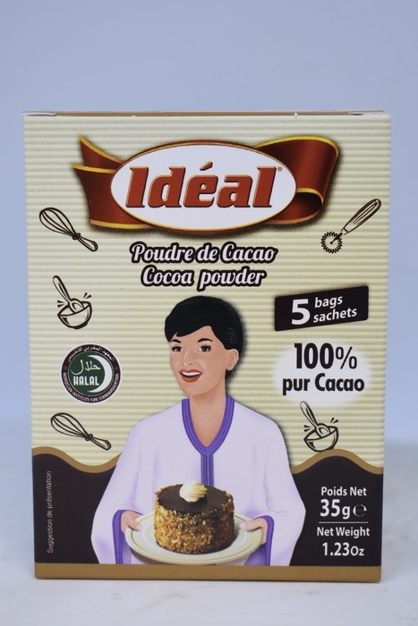 Idéal - Poudre de cacao - 5 sachets - 35g