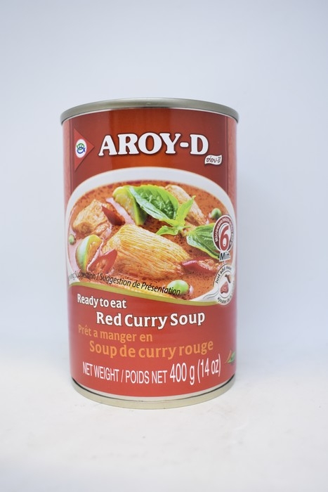 Soupe pret a manger Aroy-D - Red Curry 400g