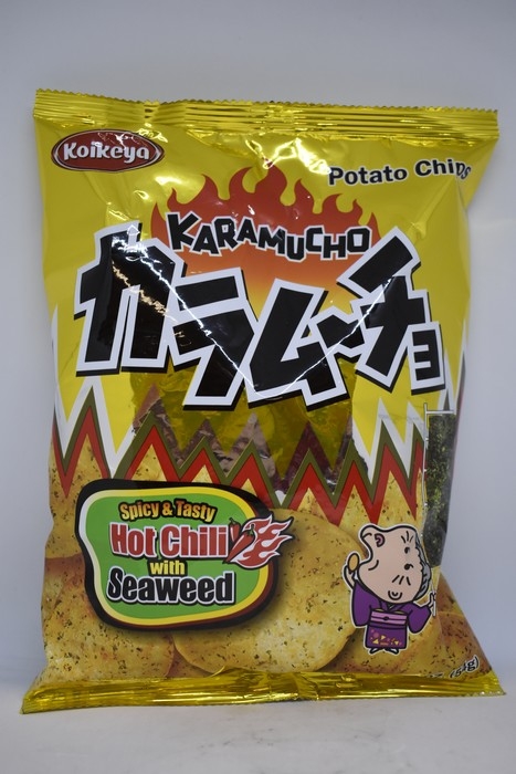 Potato chips Karamucho hot chilli avec algue - Koikeya 54g