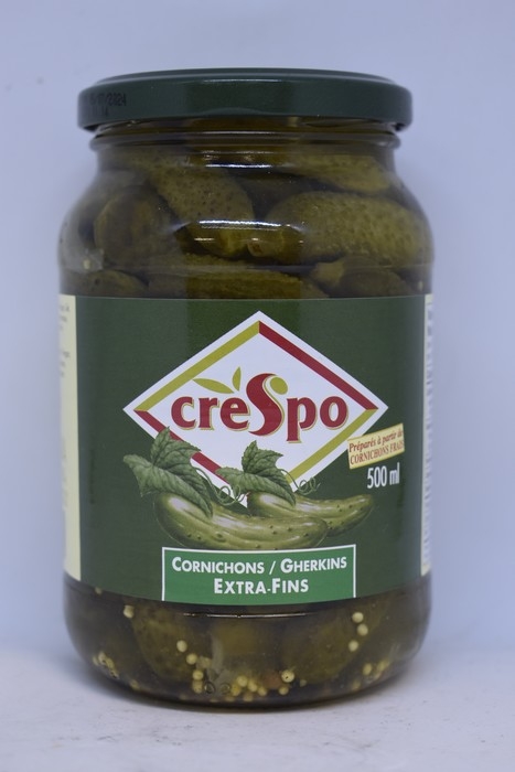 Crespo - Cornichons/Gherkins Extra fins - 500ml