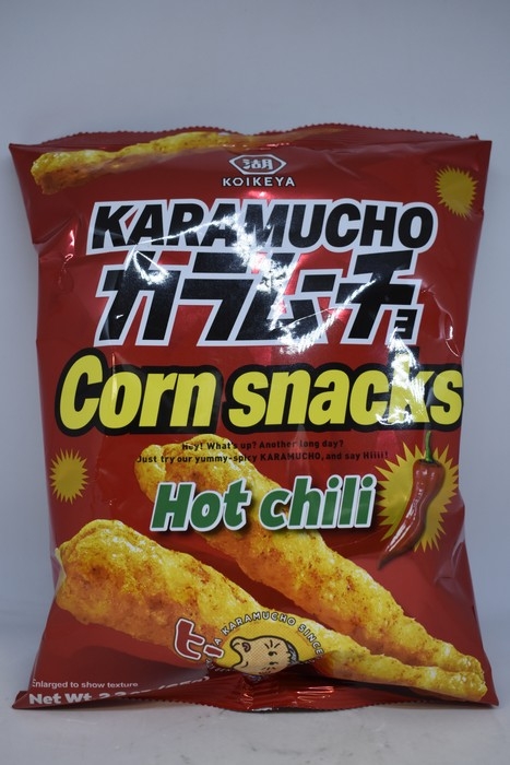 Koikeya Karamucho hot chili - Corn snack 65g