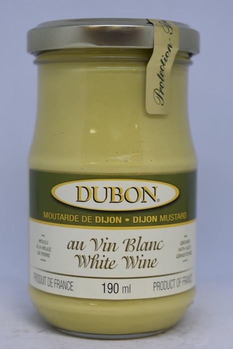Dubon -  Moutarde de Dijon au Vin Blanc - 190ml