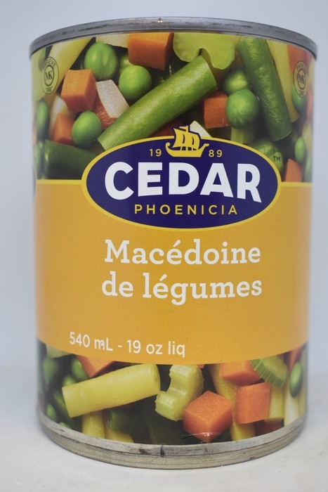 Cedar phoenicia - Macédoine de légumes - 540ml