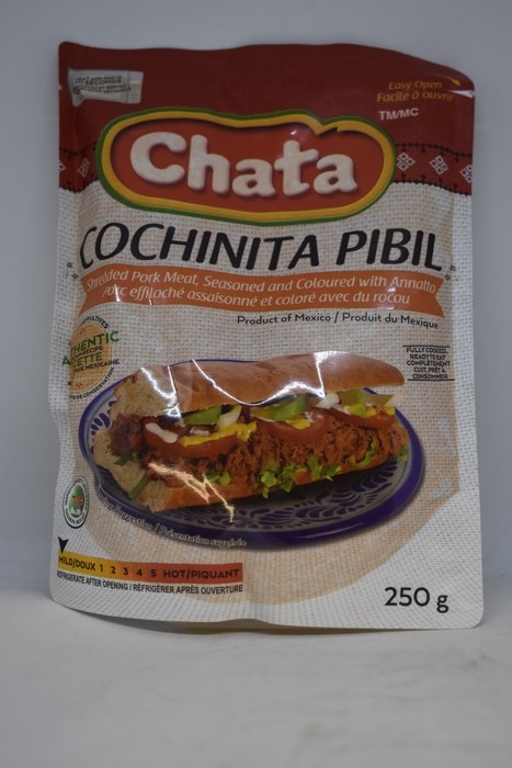 Chata - Cochinita Pibil - Porc Effiloché Assaisoné  - 250g