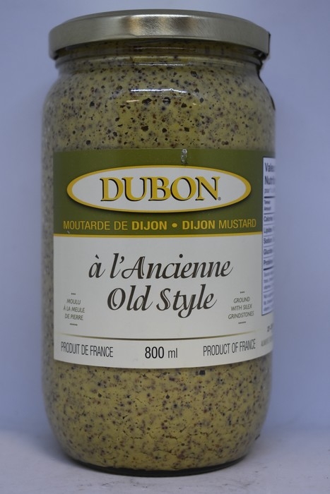 Dubon - Moutarde de Dijon à l'ancienne - 800ml