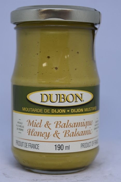 Dubon -  Moutarde de Dijon au miel & Balsamique - 190ml