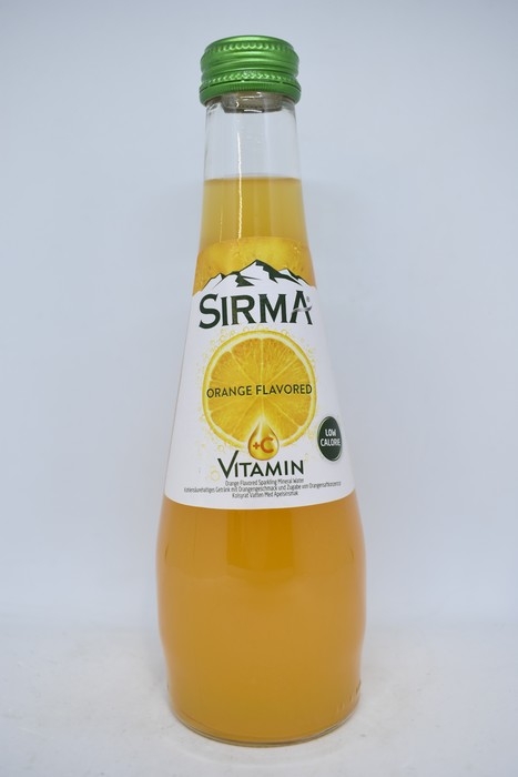 Srima - Eau minérale Pétillante à saveur - Orange - 250ml