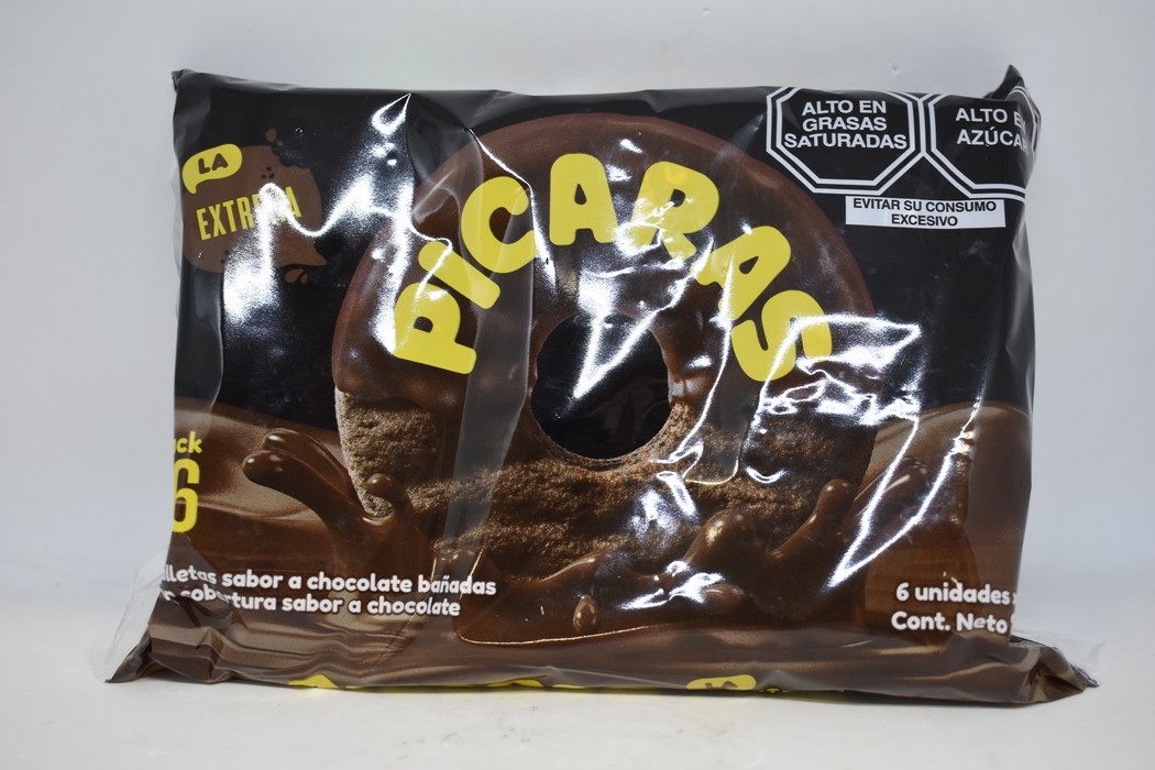 Picaras- saveur extrême de chocolats -  paquet de 6 x 40g - 240g