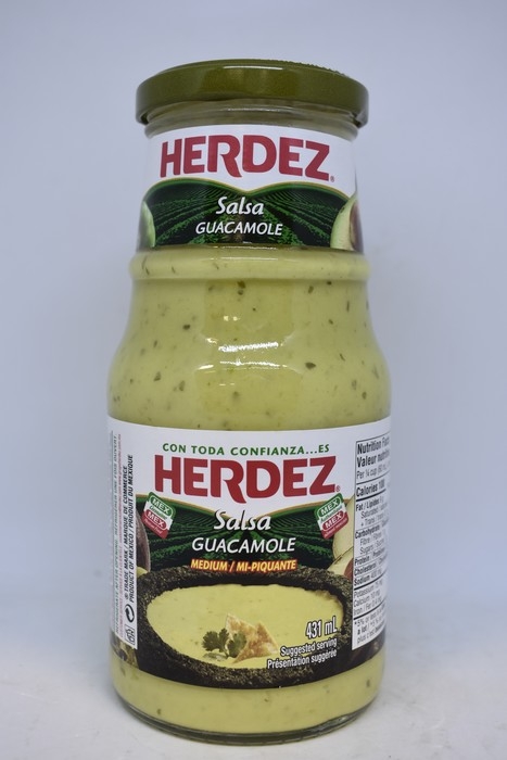 Herdez - Salsa Guacamole mi-piquante - 431 ml