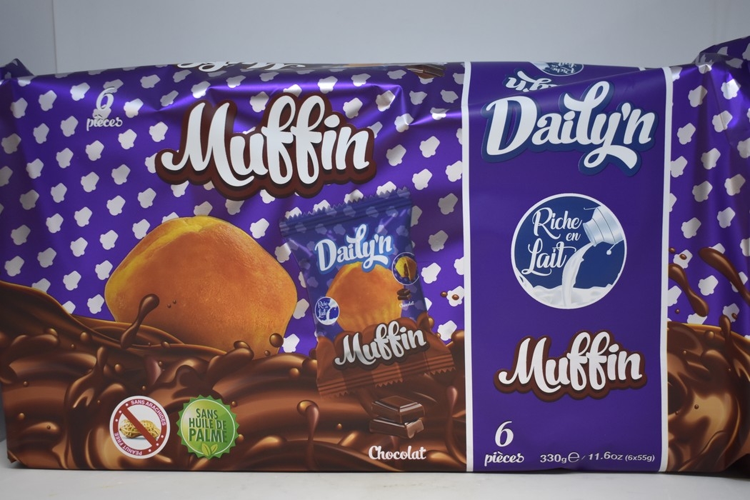 Daily'n - Muffin chocolat - 6 unité - 330g