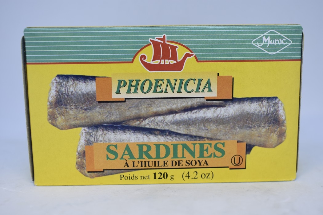 Phoenicia - Sardines - Huile de Soya - 120g