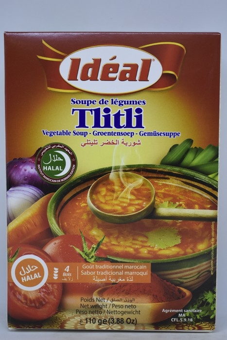 Ideal - Soupe de Légumes Tlitli - Halal - 110g