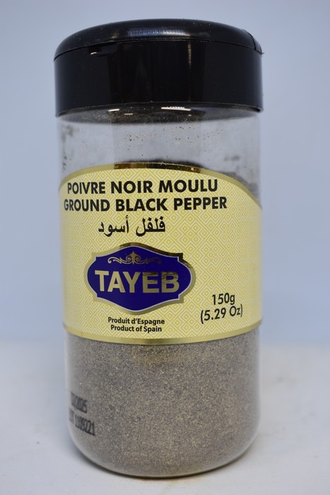 TAYEB - Poivre Noir Moulu - 150g