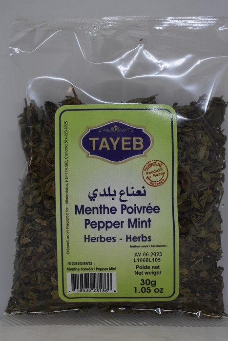 TAYEB - Menthe Poivrée - 30g