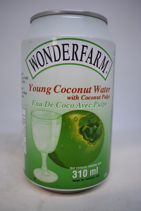 Wonderfarm - Eau de coco avec pulpe - 310ml
