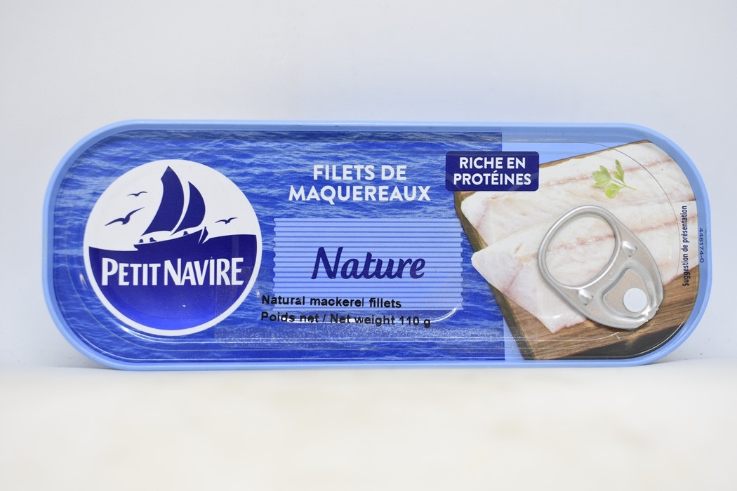 Petit Navire - Filet de Maquereaux Grillés - Nature - 110g