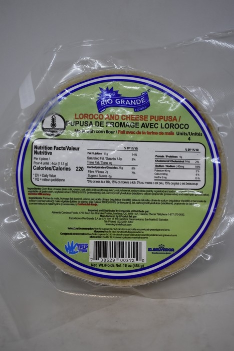 Pupusa de fromage avec Loroco - 45 unités