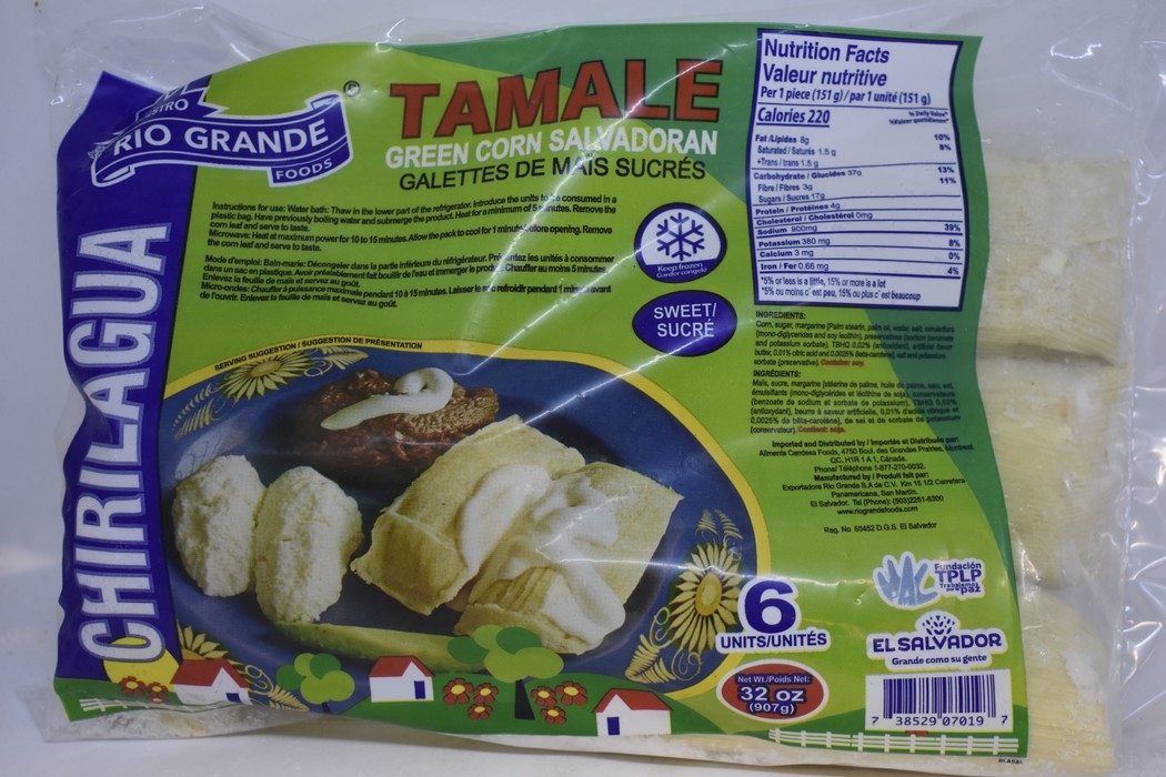 Tamale - Galettes de maïs sucrés - 6 unités