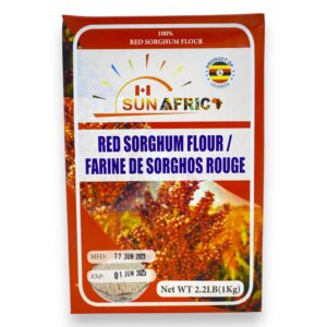 SunAfric - Farine de Sorghos rouge - 1Kg